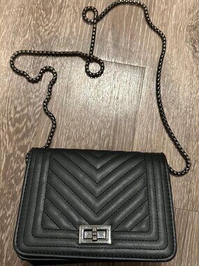 Black crossbody bag